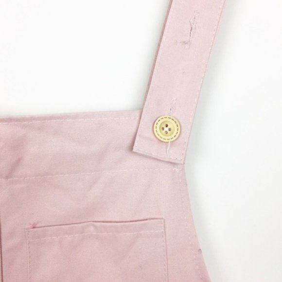 Vintage | Pale Pink Embroidered Cat Romper - Picture 3 of 4